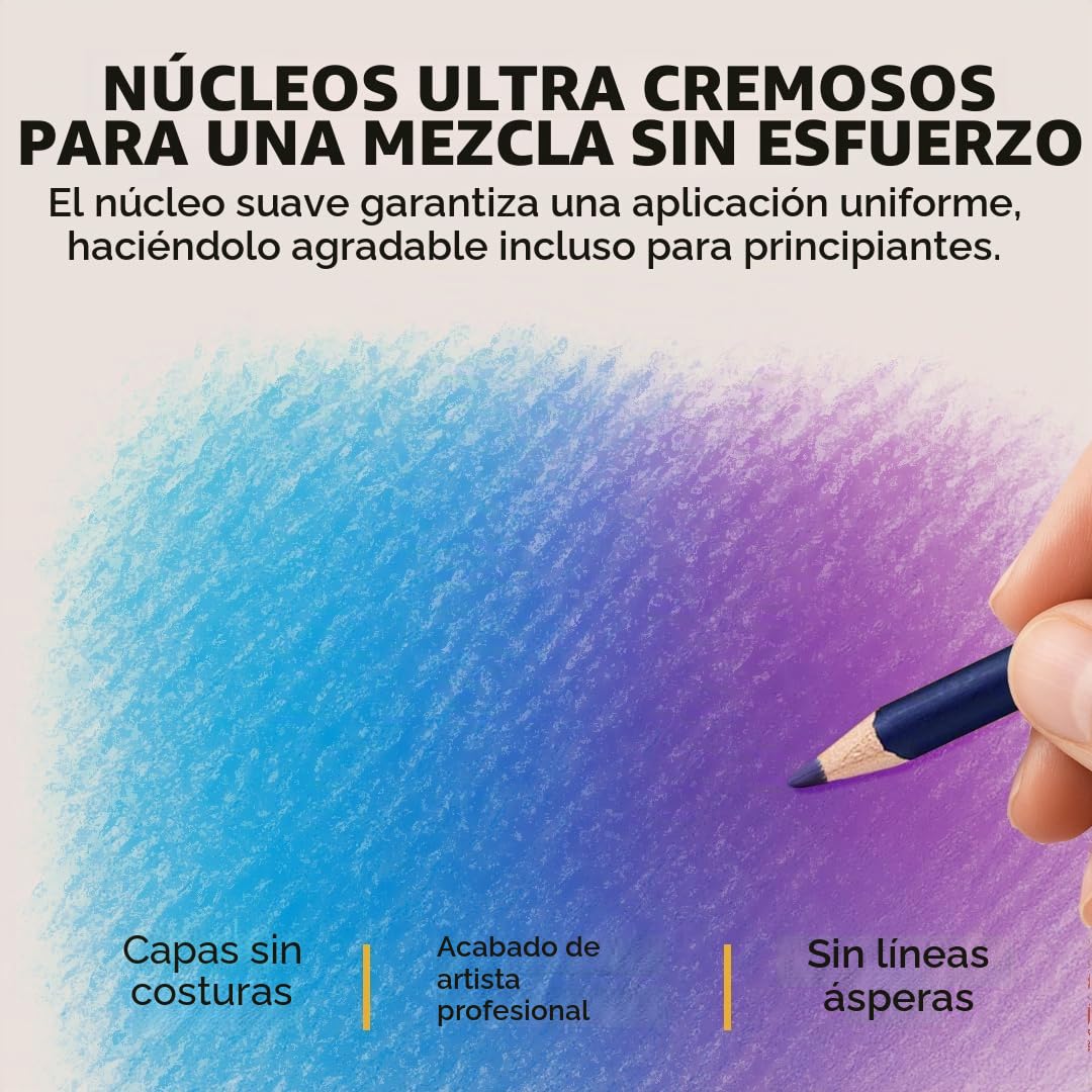 Castle Art Supplies Gold Standard - Juego de 120 lápices de colores con base de aceite de calidad que se mantienen más afilados, más resistentes contra la rotura, para artistas adultos, coloristas, en