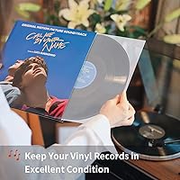 Vista 2 de Fundas interiores para discos de vinilo, 30 fundas interiores de vinilo LP antiestáticas de 12 pulgadas, fundas protectoras de vinilo de plástico