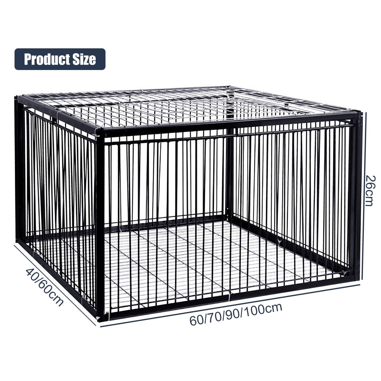 Trampa para Palomas con Diseño A Prueba De Escape, Jaulas Humanas para Animales Vivos, Jaula para Palomas con Entrada Unidireccional, Jaula para Trampa para Pollos Y Pájaros, Fácil Montaje (Si