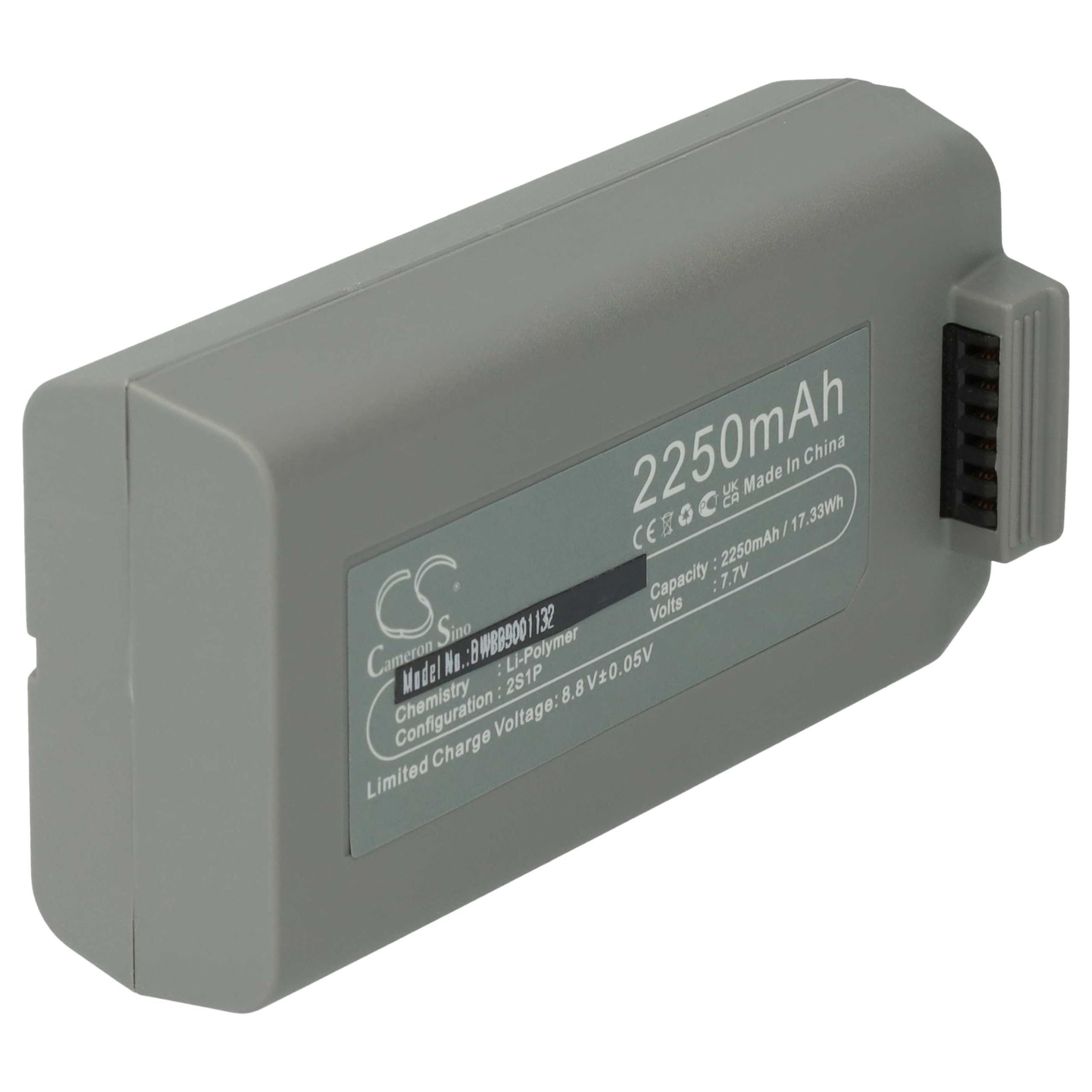 vhbw batteria sostituisce DJI CP.MA.00000326.01, BWX161-2250-7.7 per drone quadricottero multicottero (2250mAh, 7,7V, Li-Poly)