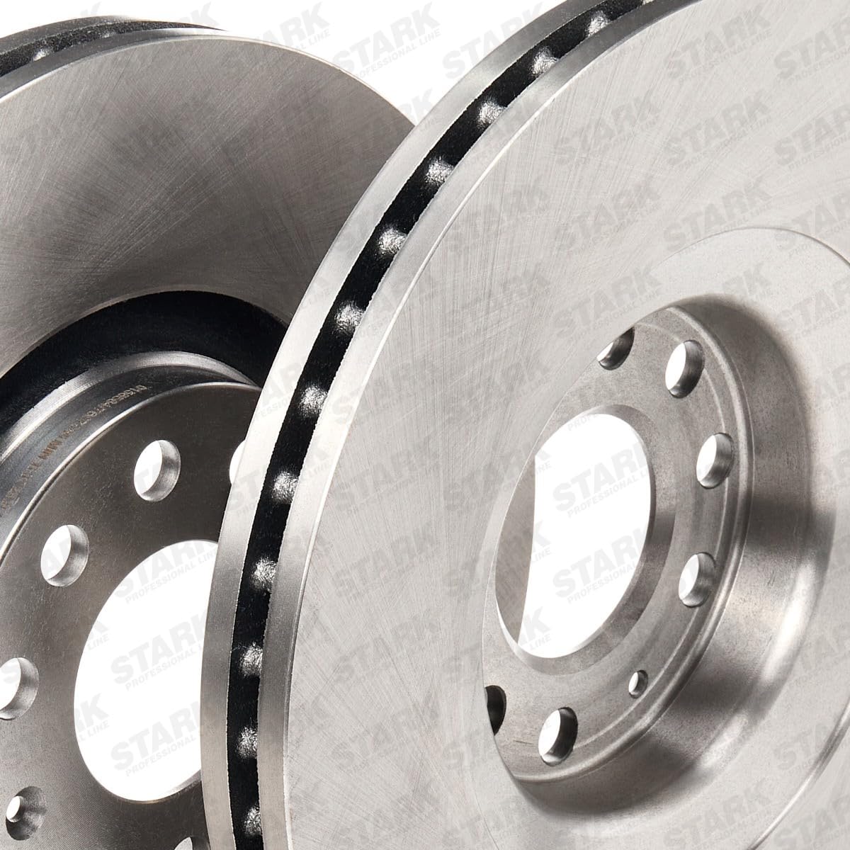 STARK SKBD-0020203 2x Disco freno Anteriore senza viti/bulloni Compatibilità con AUDI A4 Avant 8ED, B7
