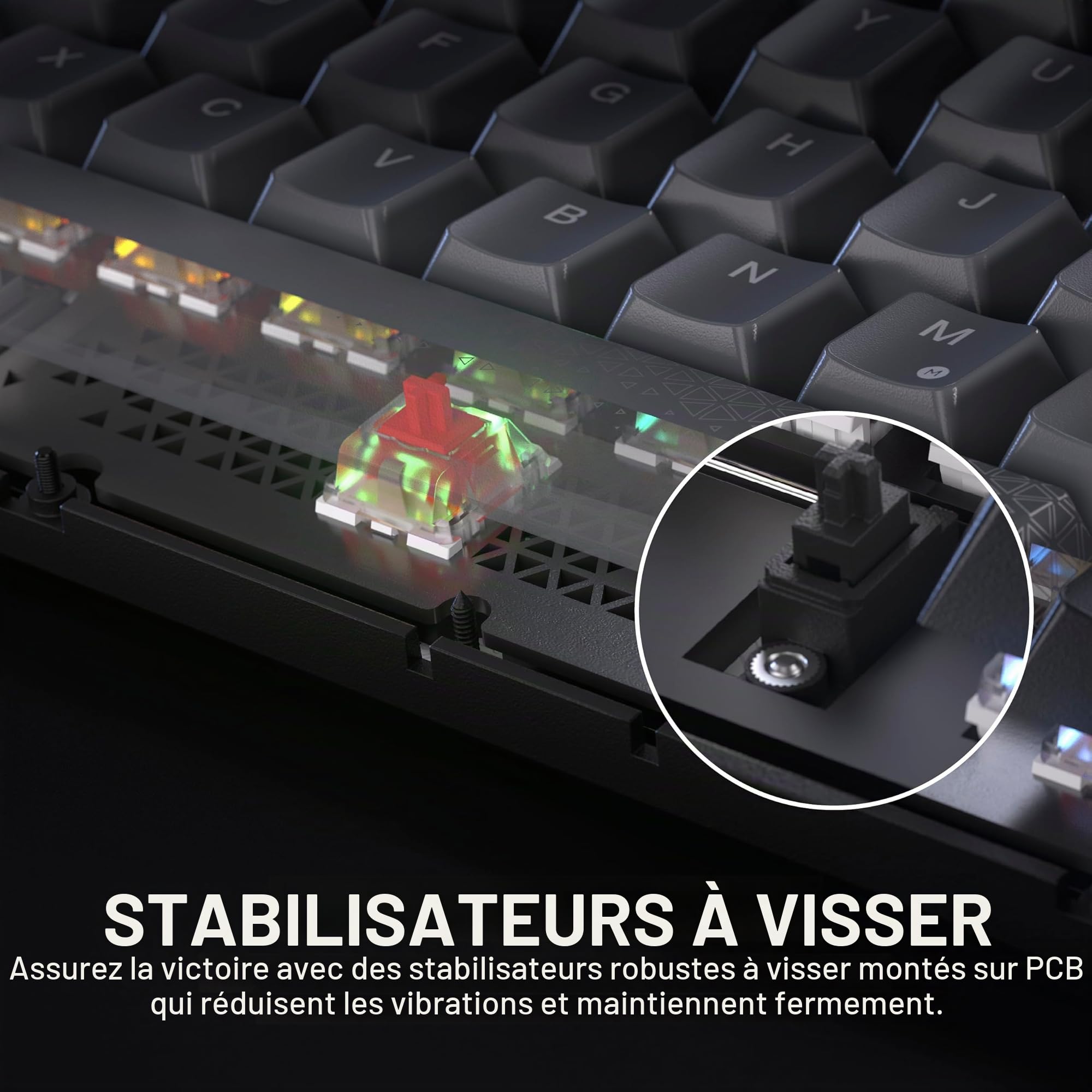 Corsair K65 Plus Wireless 75 % Rgb Tastatur Gaming Rf Kabellos + Usb Qwerty Englisch Schwarz (cH-91d401L-Na)