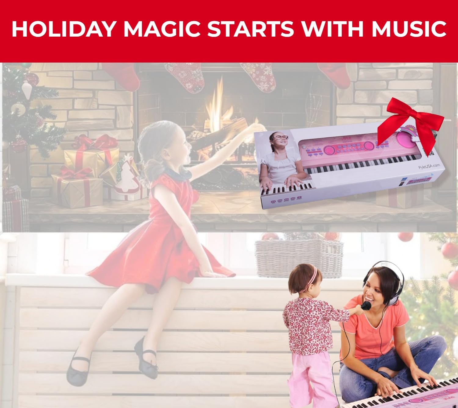 Snapklik.com : PYLE-PRO Electric Musical Keyboard For Kids-Portable 49 ...