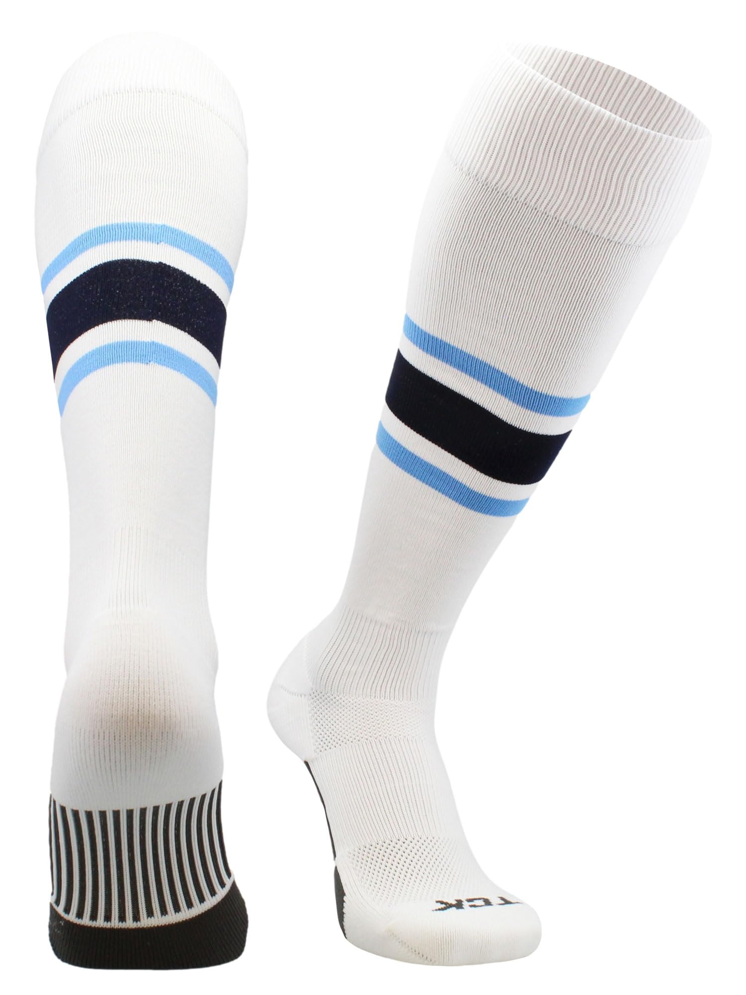 TCK Dugout Striped Baseball Socks &amp; Softball Socks for Kids and Adults