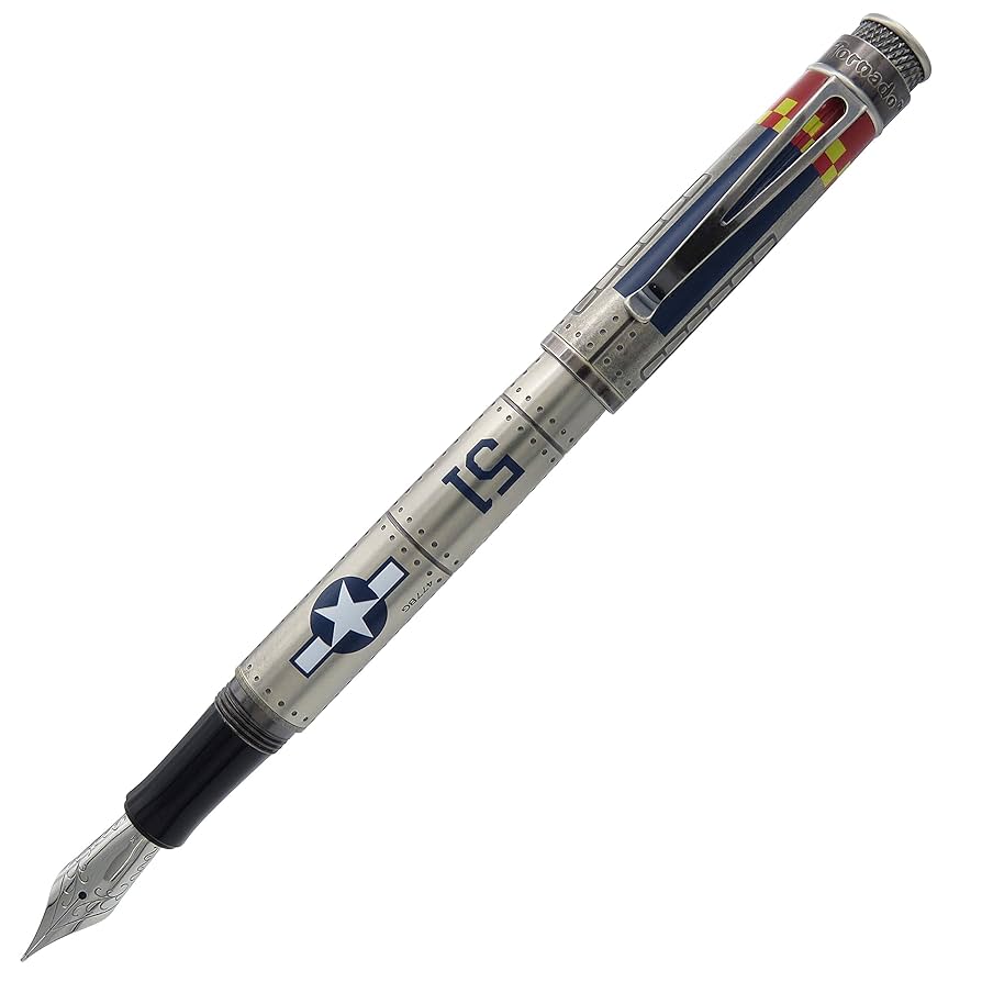 レトロ　1951　万年筆 Amazon | レトロ 51 トルネード 万年筆 P-51 マスタング 細字