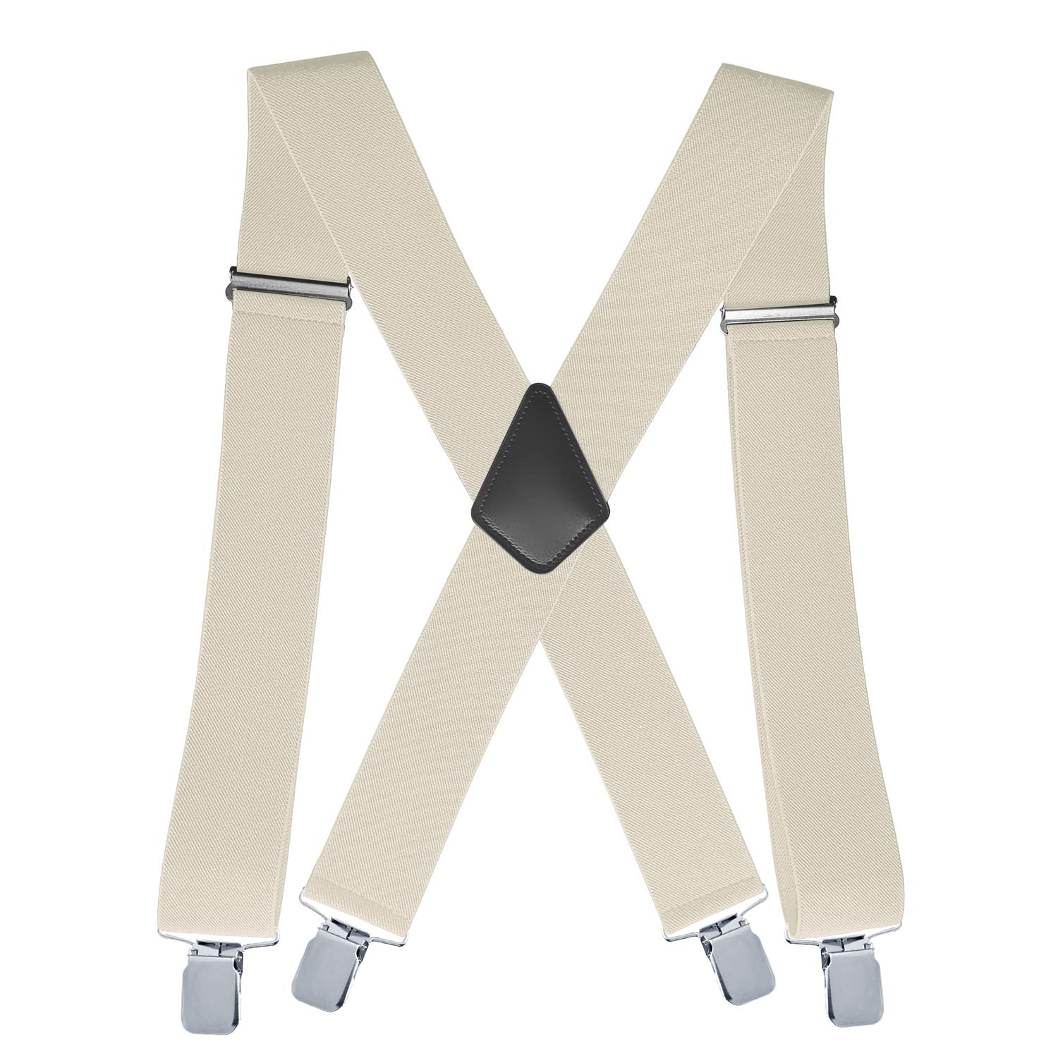 Bretelle Uomo Regolabili A Y Con Clip Metalliche - Extra Forti In Poliestere - Adatte A Uomo E Donna (Taglia Unica) - 4