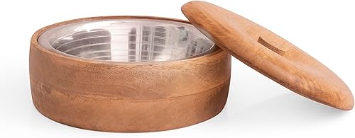 Miniatura 4 de Cesta calentadora de tortillas mexicanas de madera hecha a mano, caja para panqueques, cazuela con tapa, decoración para el hogar, cocina, comedor,