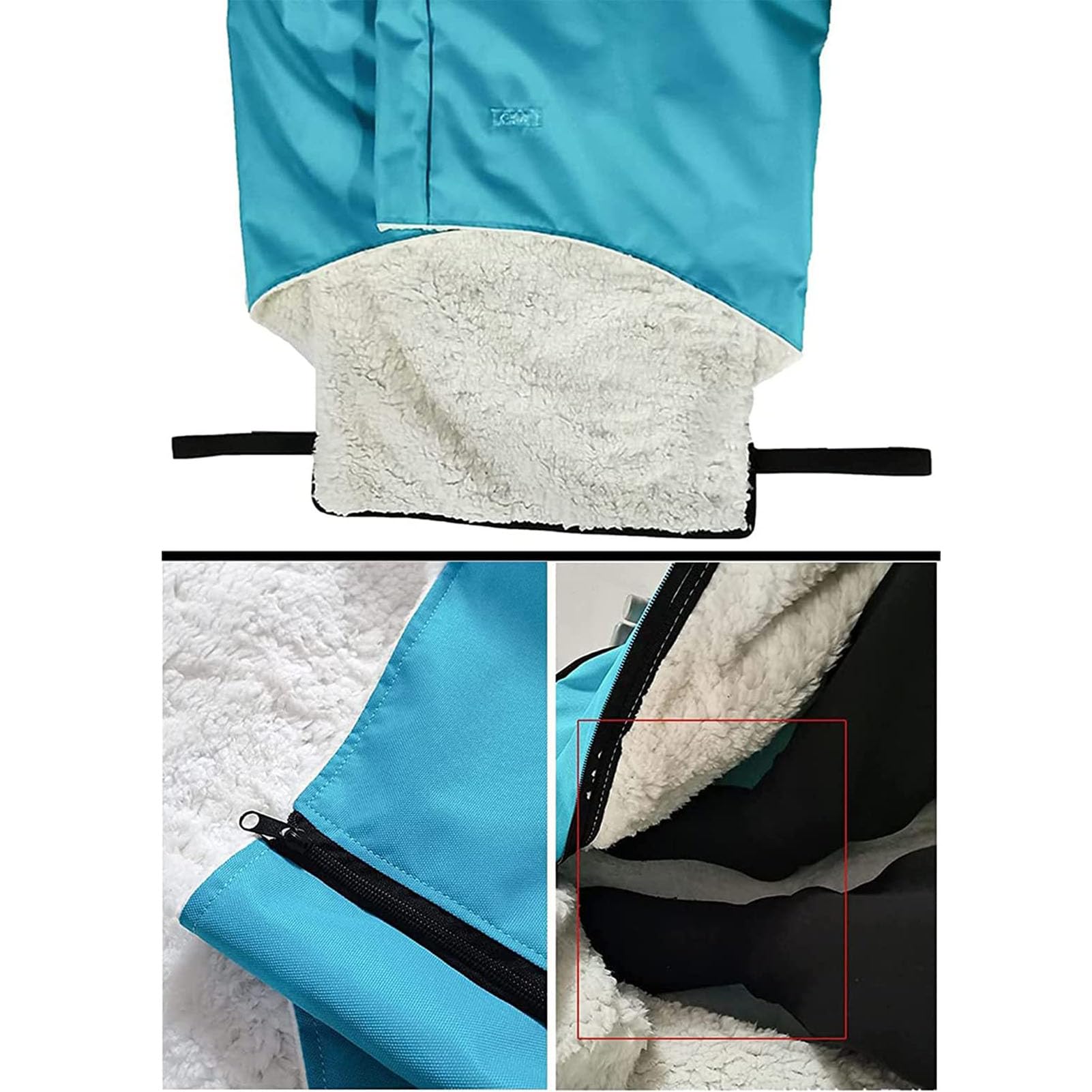Manta para Silla Ruedas para Calidez Y Comodidad, Invierno Bolsa Cálida Manta Térmica Funda para Silla Ruedas, Manta Térmica para La Parte Inferior del Cuerpo a Prueba Viento