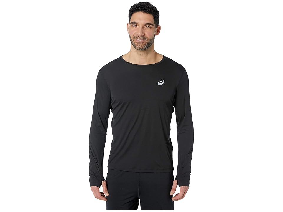 

ASICS Run Silver Long Sleeve Top (Performance Black) Men's Workout