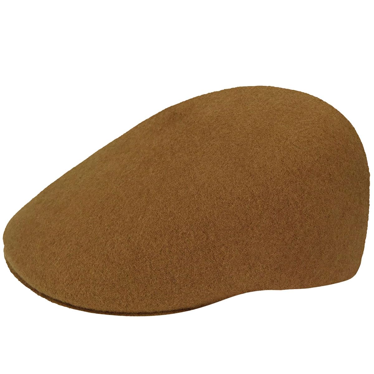 Kangol Unisex Beige Seamless Wool Gatsby 507 Flat Cap By Women/Men - Duckbill With Peak, Peak Winter Autumn-Winter - M (56-57 Cm)