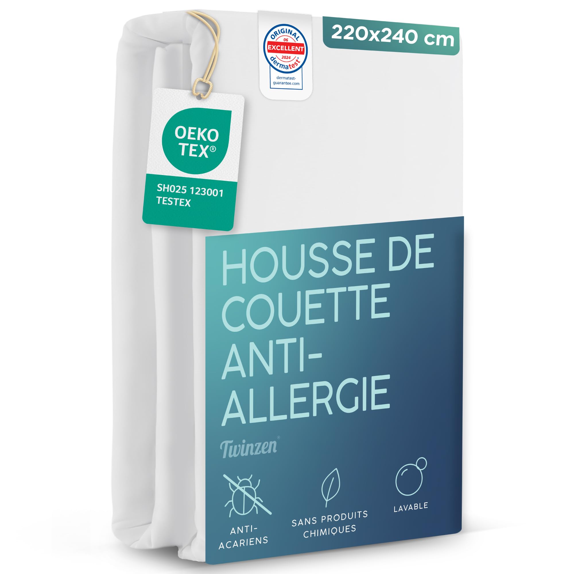 Housse anti-acarien Twinzen pour un sommeil sans allergie