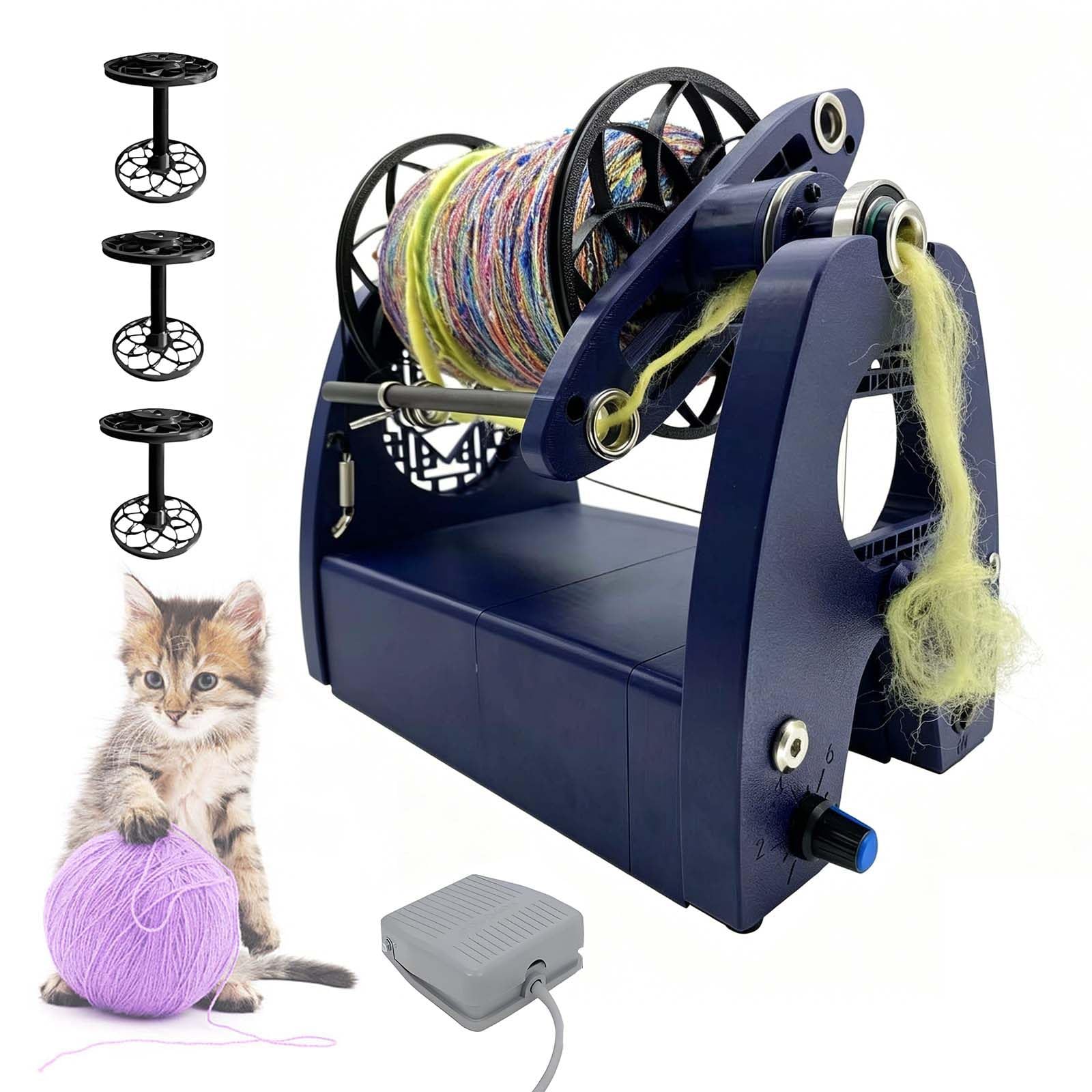 Máquina giratoria portátil para lana y fibra de mascotas con 800 RPM de potencia