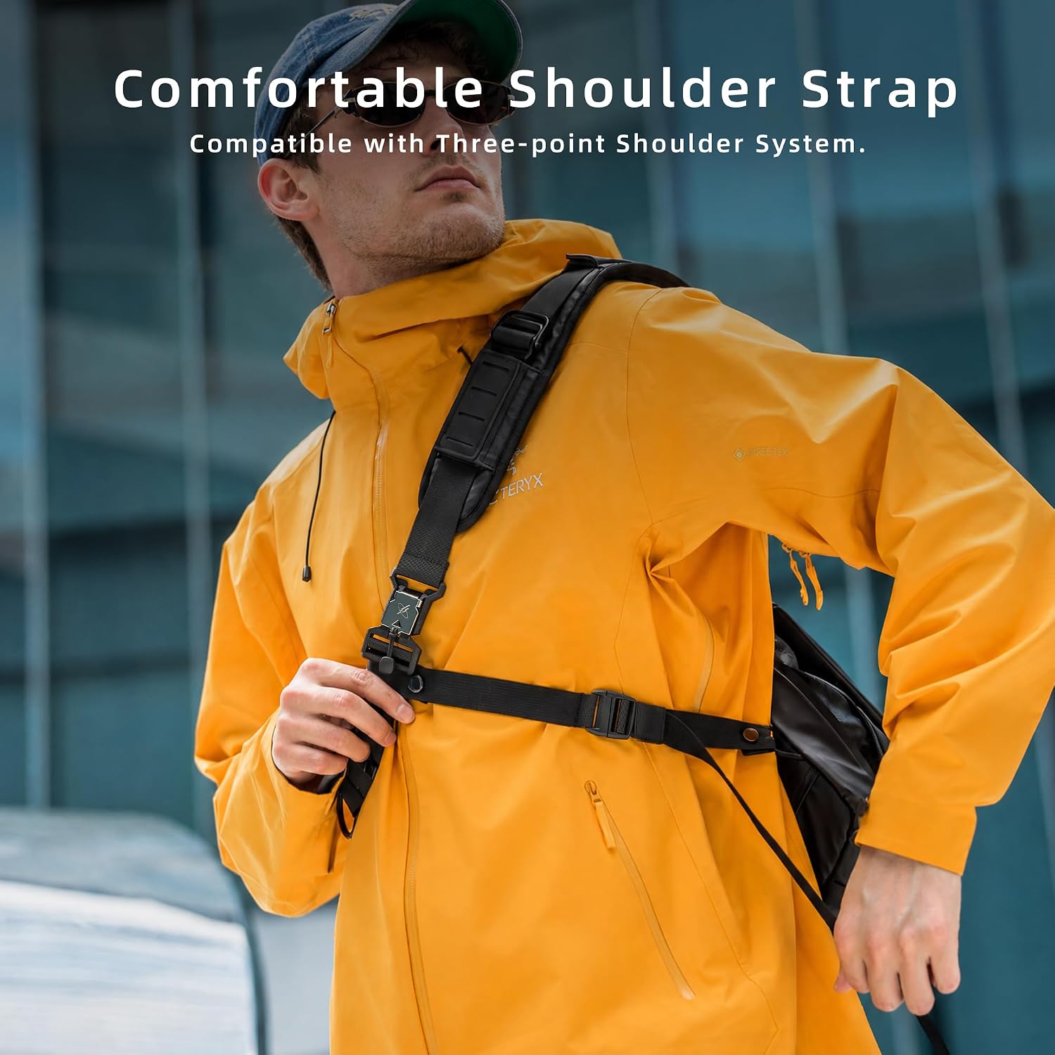 GYXX Apollo 2 Sling Bag, Large Capacity Shoulder Bag with USB TypeC Charging Port, Waterproof Laptop crossbody bag