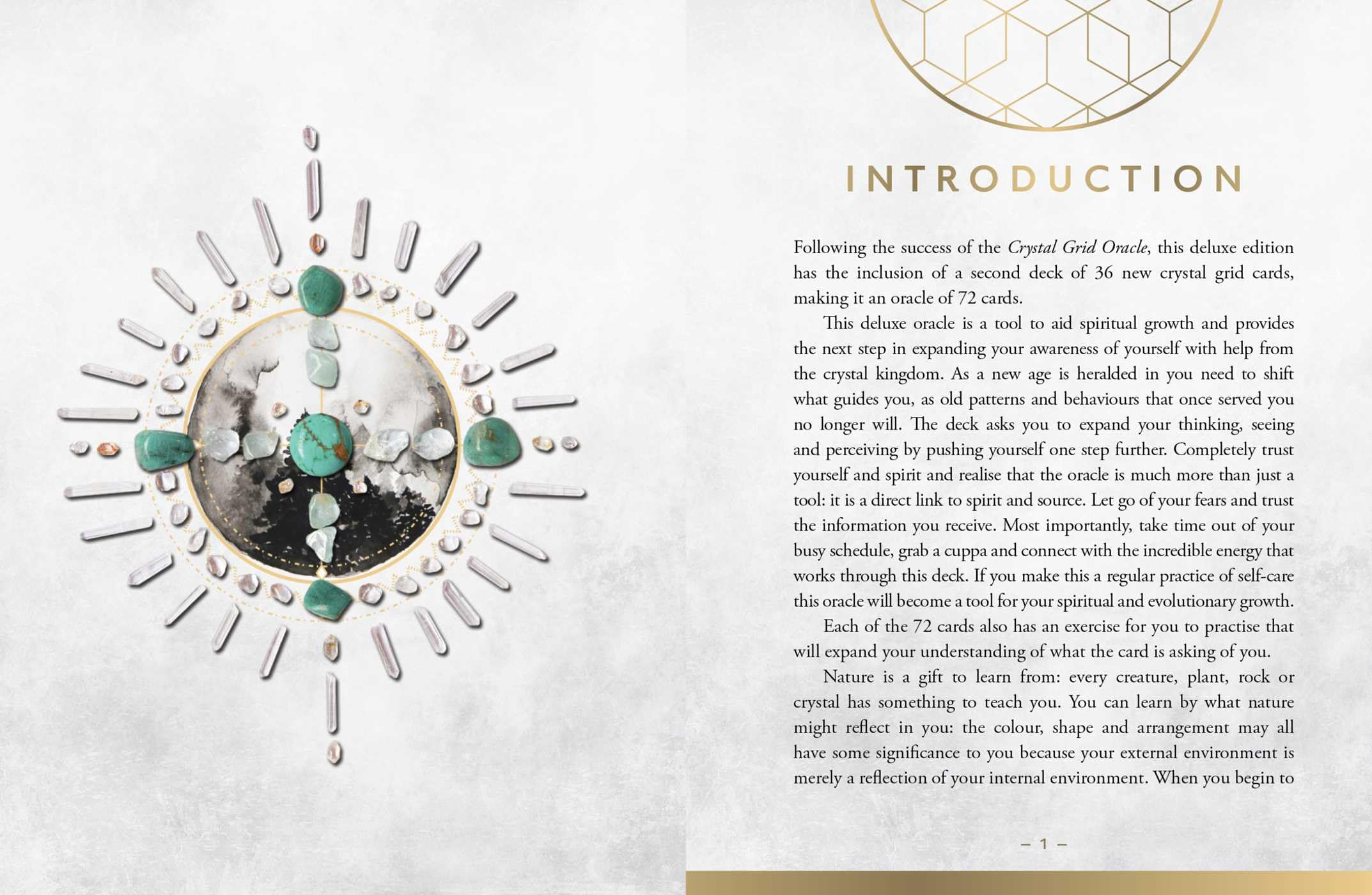 Crystal Grid Oracle - Deluxe Edition: Spiritual guidance using nature's tools