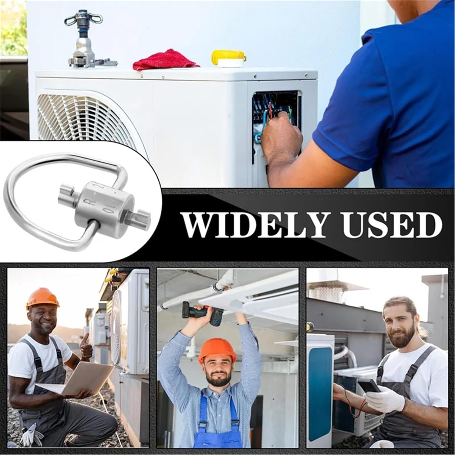 4pcs Intuitive Locking Cap Key Versatile Tool For Tamper Multi For 410A And R22 For Refrigerant Safe Caps