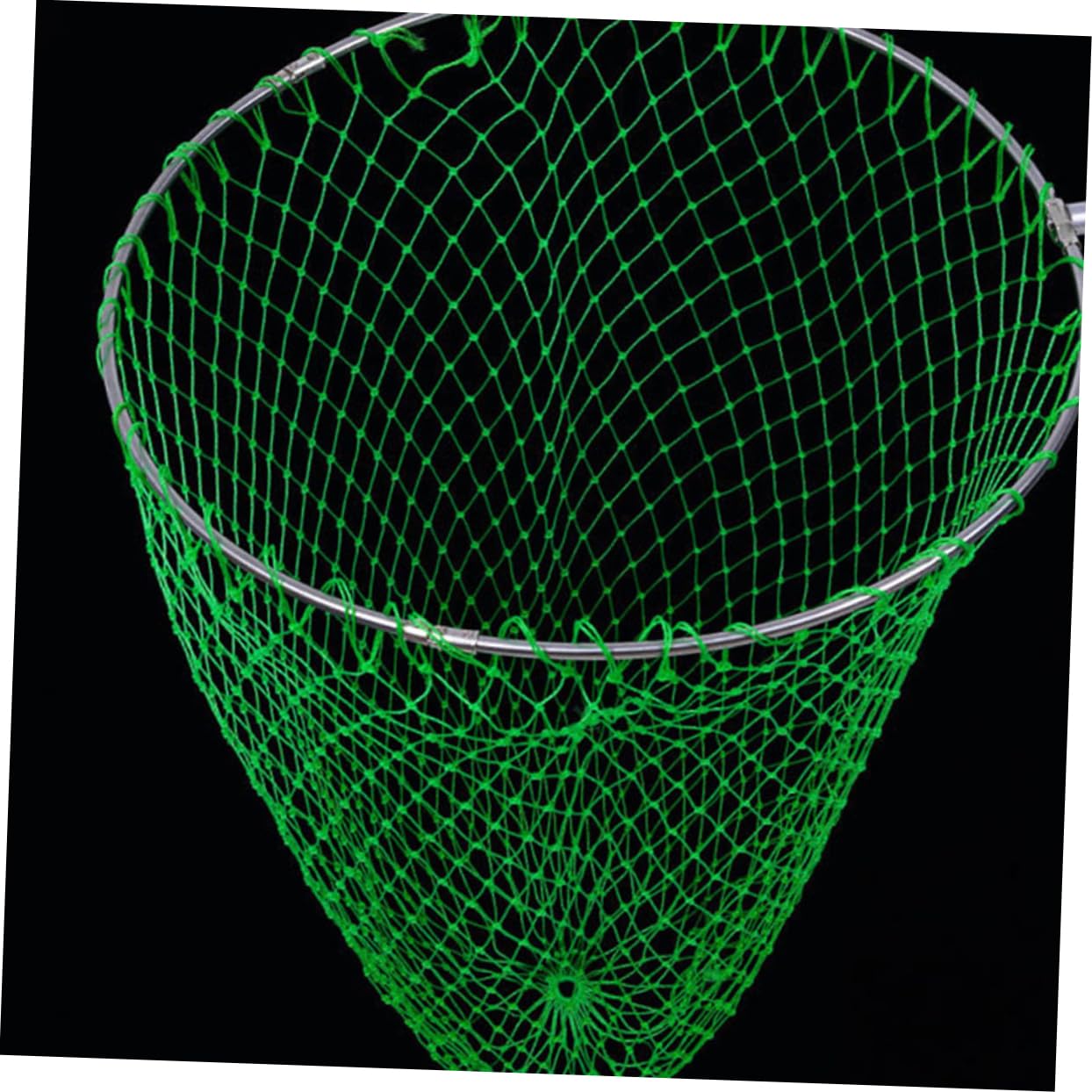 Abaodam Bolding Web Web Web catturare stagno Maglia netto Piccola rete da pesca rete da pesca con manico accessorio per la pesca rete per pesci d'acquario reti da pesca nylon Verde