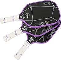 Vista 8 de Six Zero Quartz Pickleball Paddle - Affordable, Premium Construction, Raw Carbon
