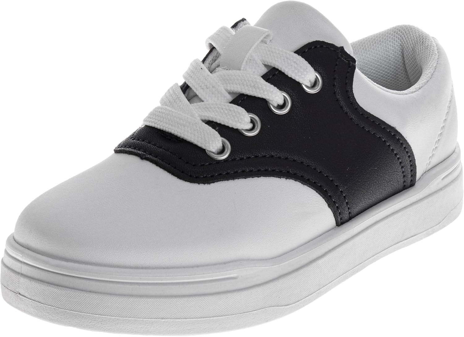 French Toast Kids Oxford Dress Shoes – Lace Up Loafer School Uniform Saddle Shoe for Girls and Boys (Sizes: 11-13 Little Kid / 1-7 Big Kid)