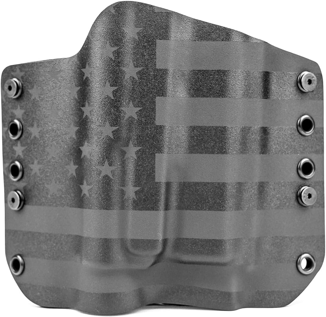 Outlaw Holsters OWB Holster - BALDR MINI - USA Stealth Black (Right-Hand, for SIG P320 X-Five)