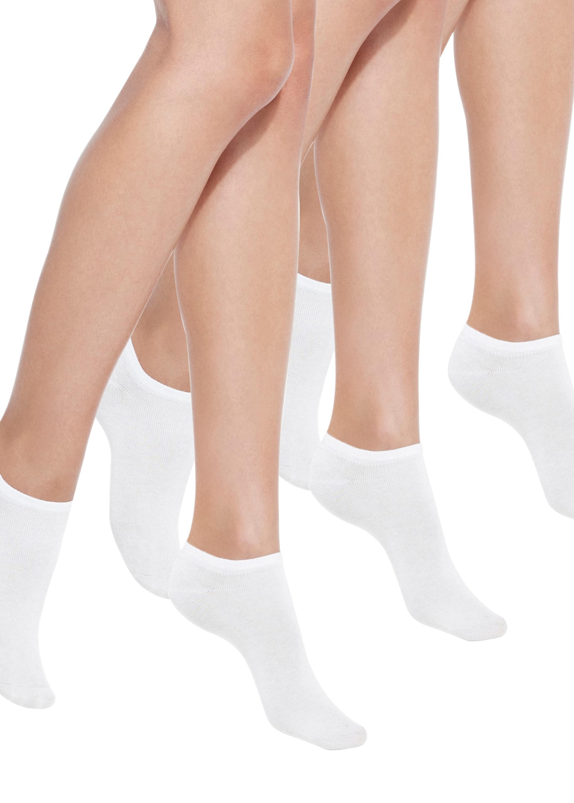 Golden Lady Minicalzino Cotone 6 Paia Calzini sportivi Donna (Pacco da 6)