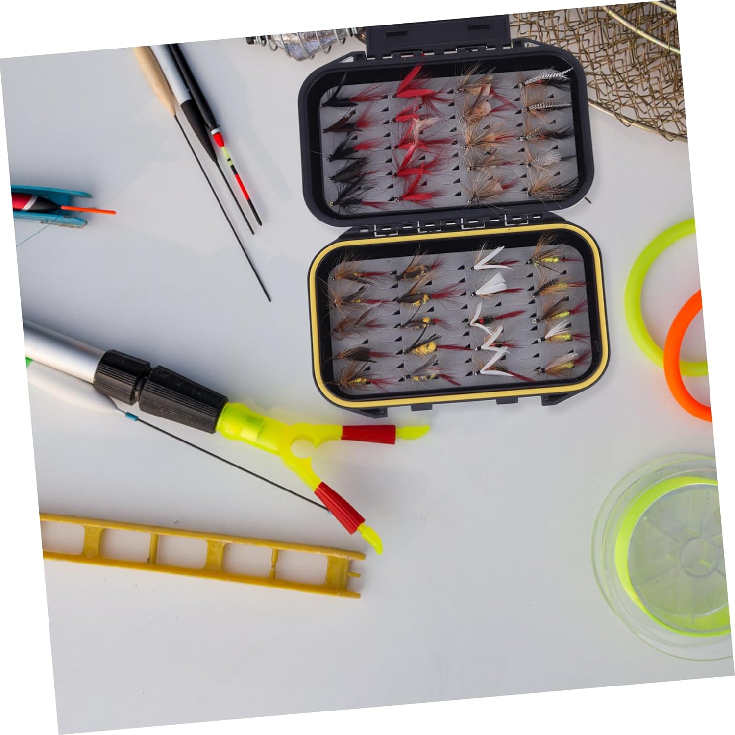 2sets Fly Fishing Accessories Lure Hooks Natural Appearance for Outdoor Fishing 40pcs*2