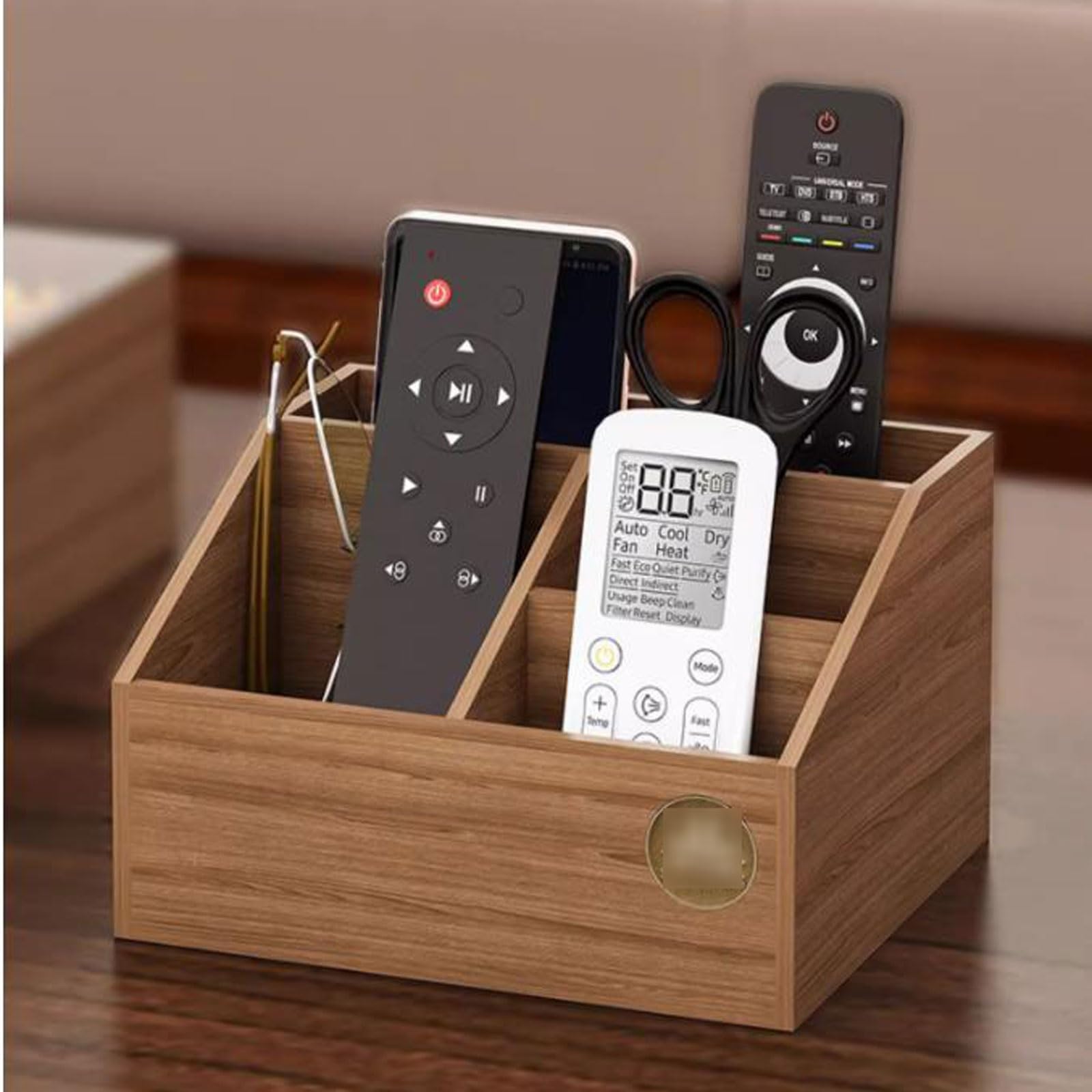 Houten Potlood Houder, Bureau Organizer Multifunctionele Desktop