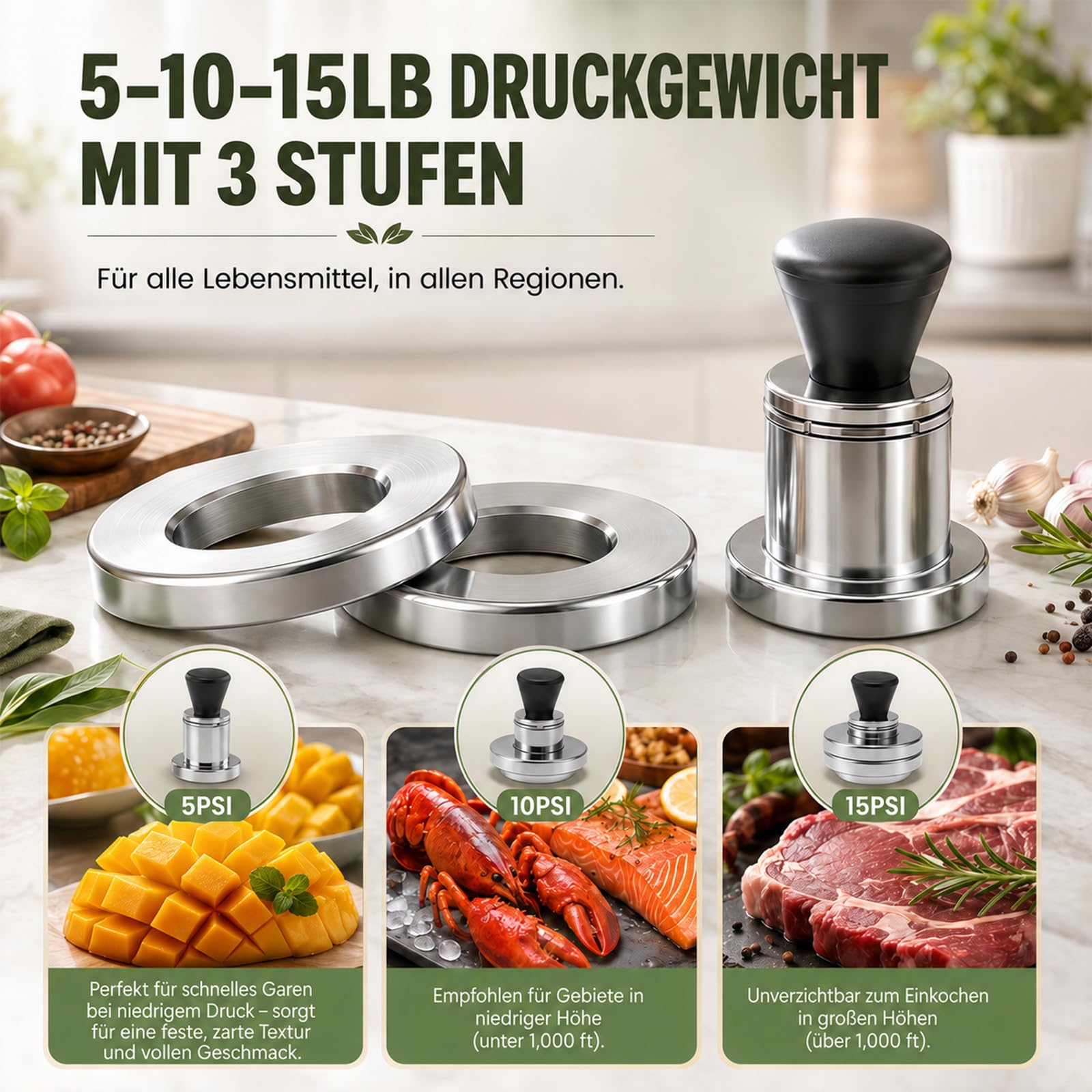 22 Liter Dampfkochtopf Multifunktions-Schnellkochtopf Canner