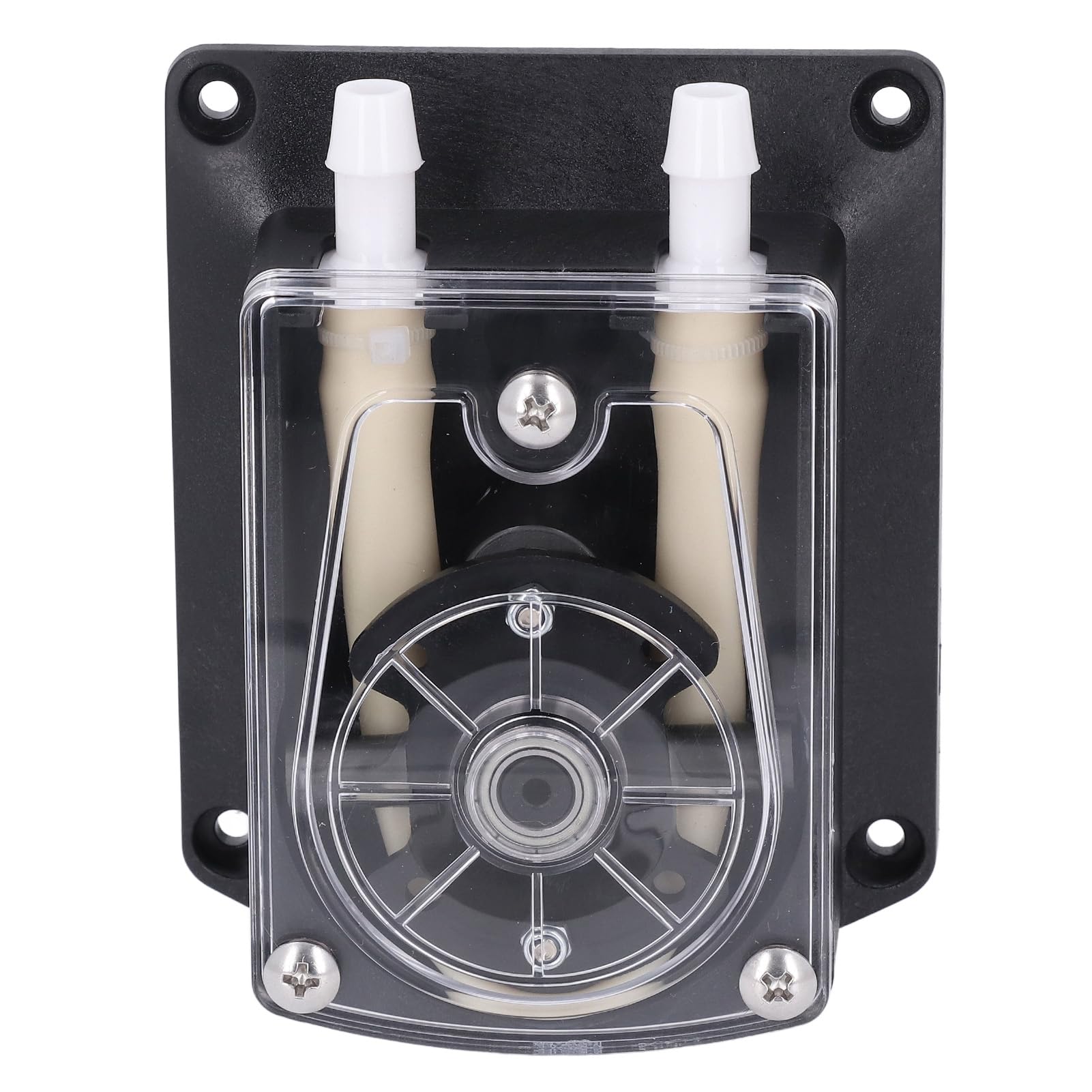 Jeffergarden Bomba Peristáltica Dosificación de Líquidos de Alto Flujo Mini Dispositivos de Muestreo Analíticos Industriales Maquinaria de Alimentos Micro Dosificación Cabezal Doble 1.5A DC24V Motor