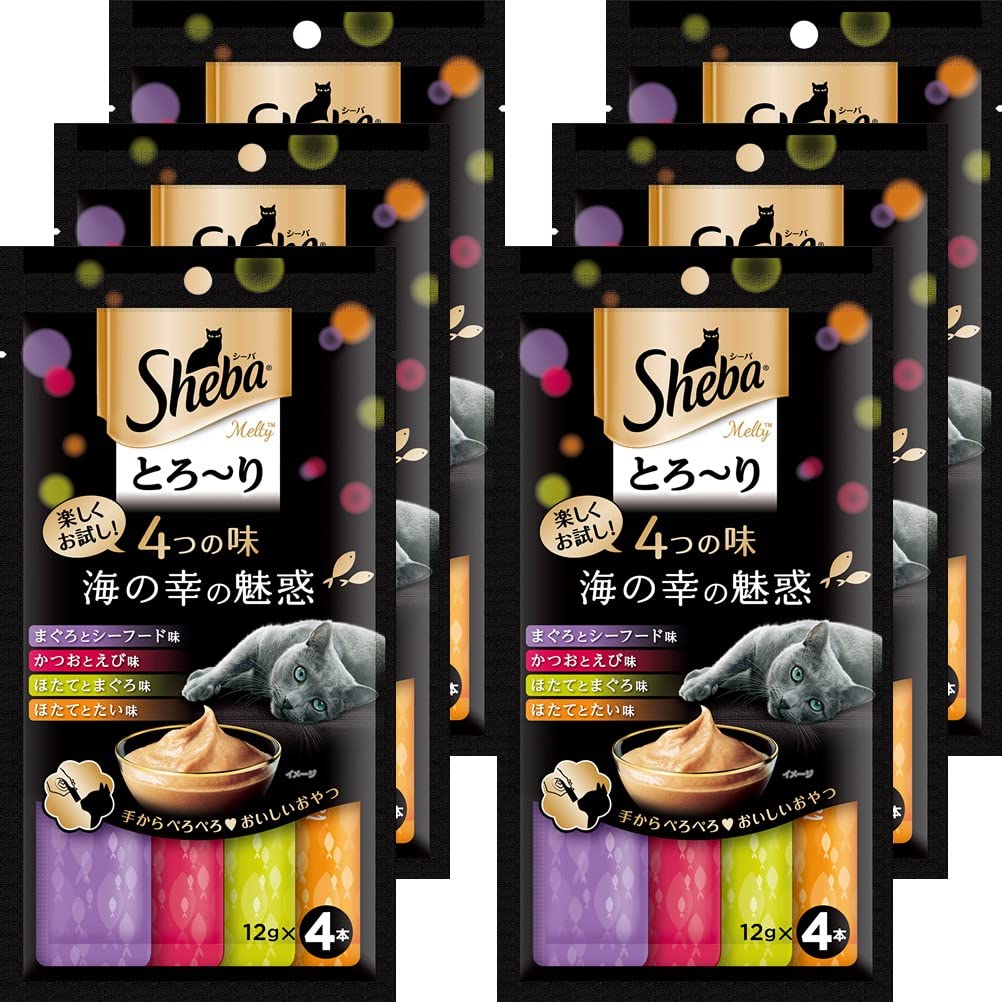 Amazon.co.jp: シーバ とろ～り メルティ おやつ 成猫用 4つの味 海の