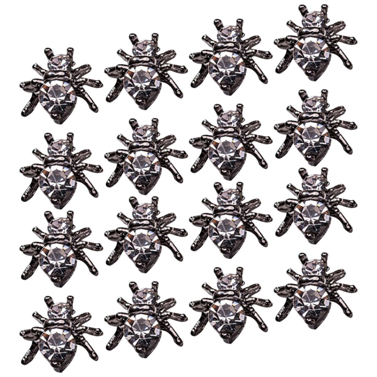 FRCOLOR 100pezzi Ciondoli Per Unghie Tema Halloween Charms Per Decorazioni Unghie Design Elegante e Riutilizzabile Per Nail Art Festive e Occasioni Speciali