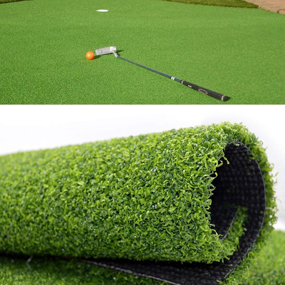 Tappeto verde da golf, tappeto erboso artificiale per allenamento indoor outdoor, perfetto per cortile, palestra, baseball, calcio e pratica sportiva