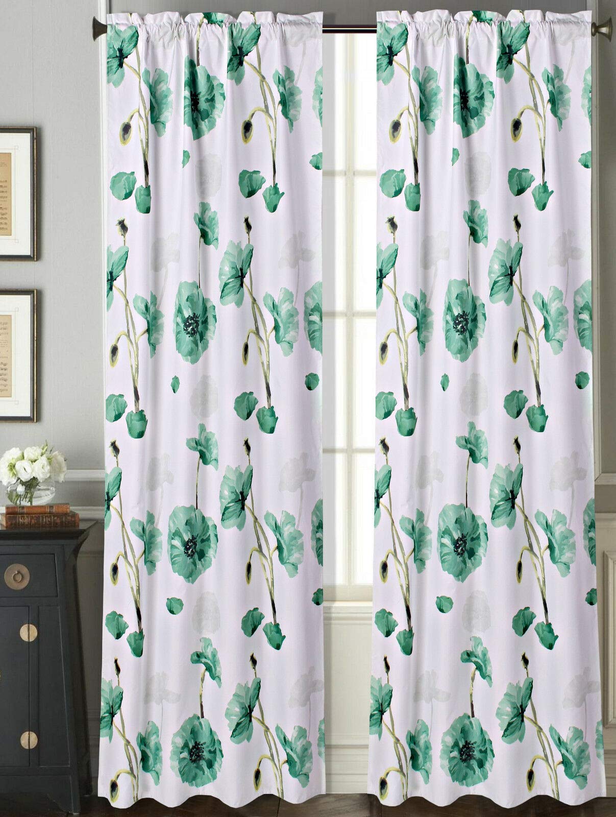 Tropical Patio Door Curtains Curtains & Drapes