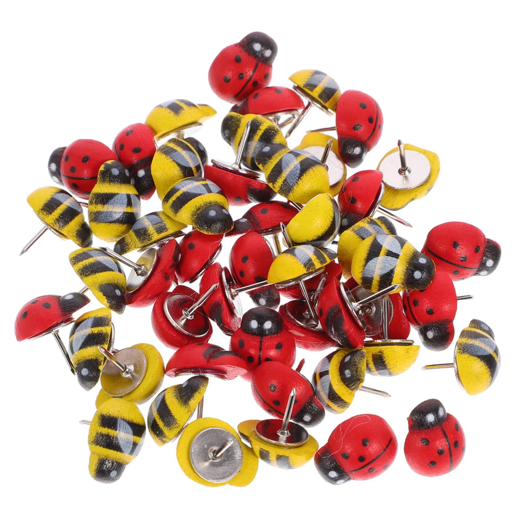 Housoutil 5 Ensembles Punaise Multifonctionnelle Punaise Insecte pour Décoration pour Activités Manuelles 50 Pièces * 5
