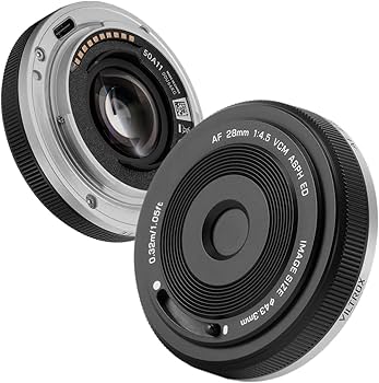 Amazon.com : Viltrox AF 28mm f4.5 FE Pancake Lens for Sony E