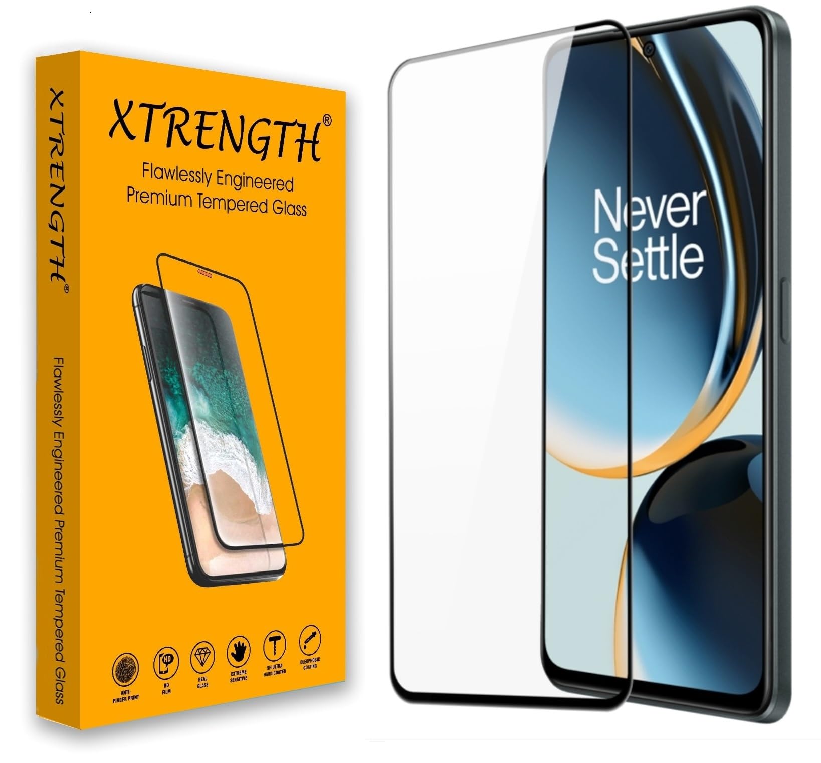 XTRENGTH Advanced HD+ Tempered Glass Screen Protector Designed for OnePlus Nord CE 3 Lite 5G | Realme C55 | Narzo N55 - Edge to Edge Full Screen Coverage with Easy Installation Kit (B0C2C84HB1) Amazon Price History, Amazon Price Tracker