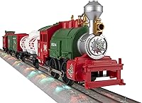 Vista 2 de Lionel Junction North Pole Central Electric O Gauge Bluetooth Model Train Set with Remote and Lighted FasTrack