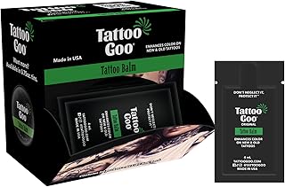 Tattoo Goo Tattoo Aftercare Balm, 50 Pk Individual Travel Packets, Natur...