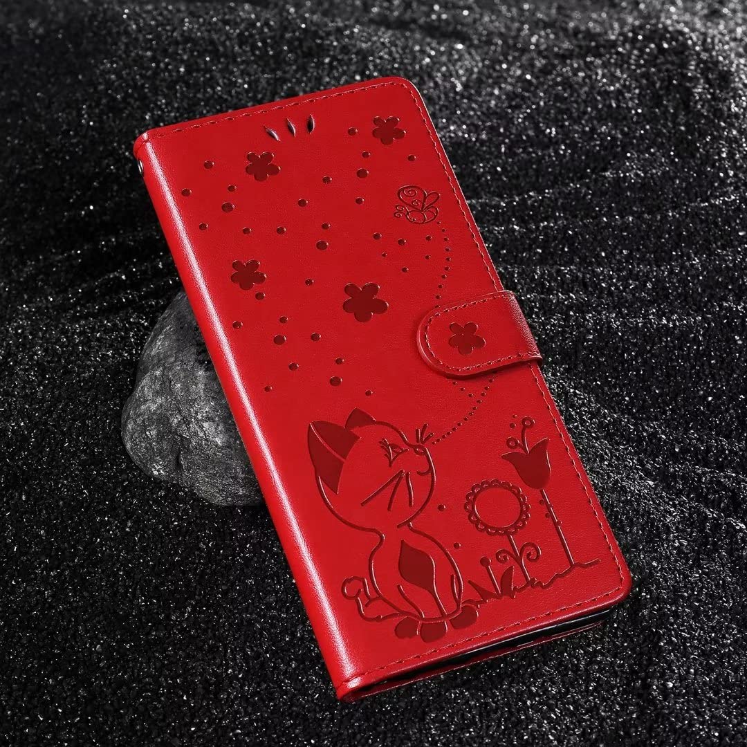 Amazon.com: ZXL for Xiaomi Mi 13 Wallet Case,Cat&Flower Embossed