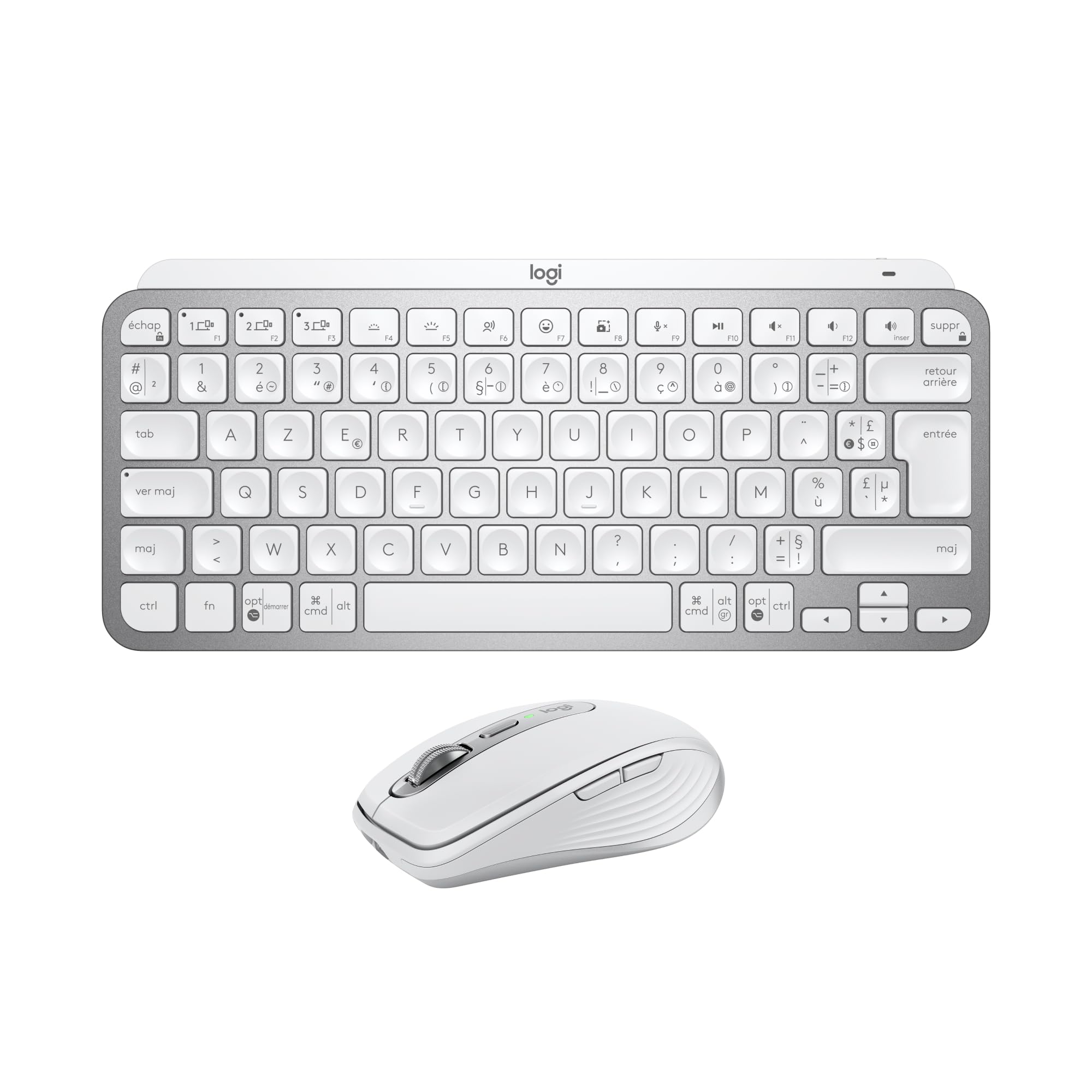 MX Keys Mini / MX Anywhere 3S セット販売のみ Logitech MX Keys Mini clavier + MX Anywhere 3S souris sans fil