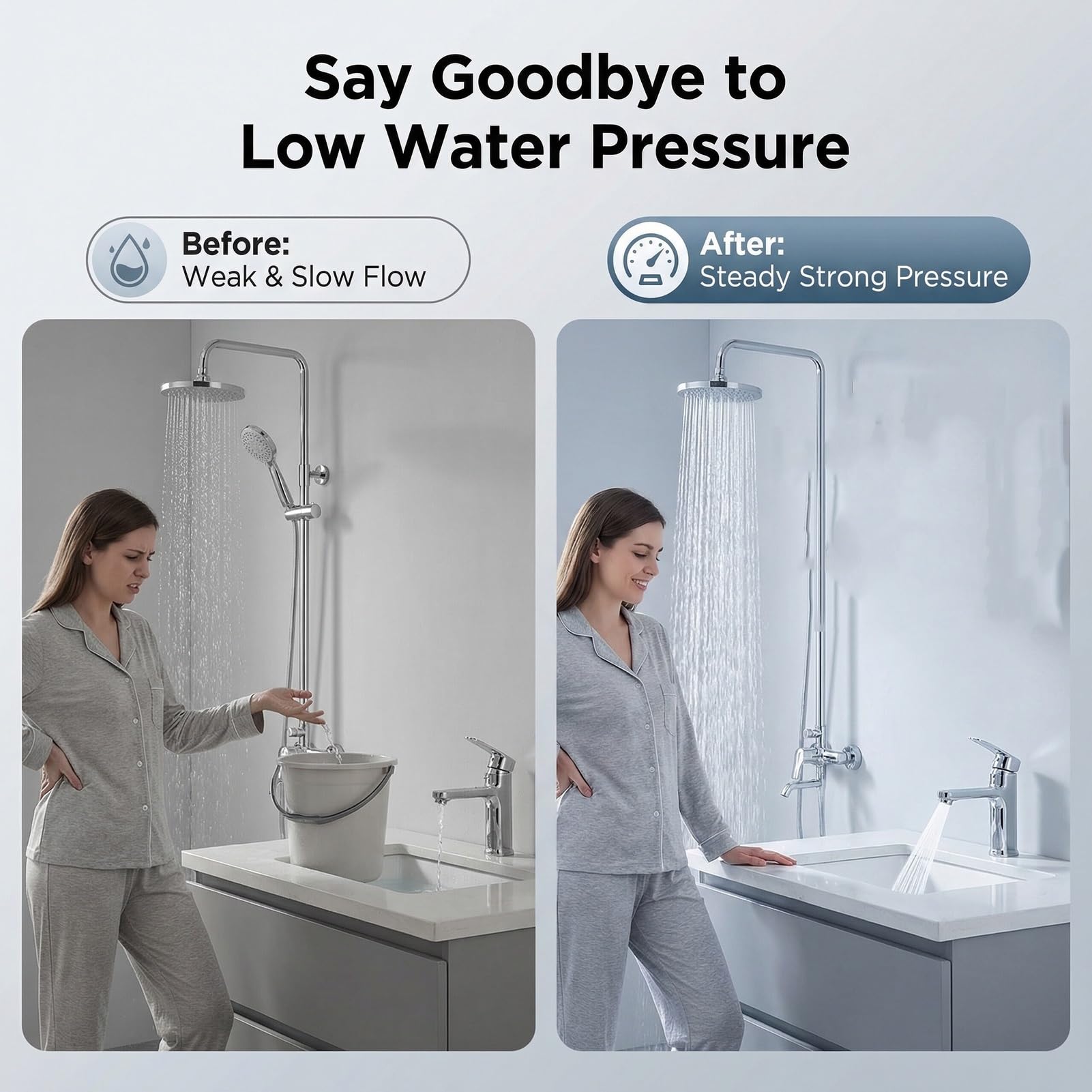 Calderín Presión Acero Inoxidable 304 Grupo Presión - Depósito Acumulador Automático Presión Constante Agua Pozo Y Red, Rosca Macho 1", Uso Doméstico E Industrial(6bar-24L-44X27X29CM)