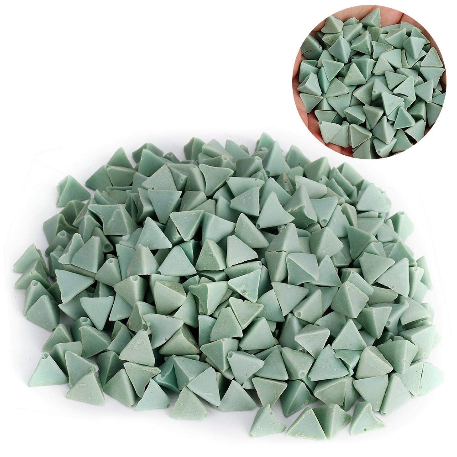 1 confezione di strumento per lucidatura di gioielli per tumbler, materiale abrasivo per lucidatura di gioielli, materiale per burattatura per lucidatrice a vibrazione
