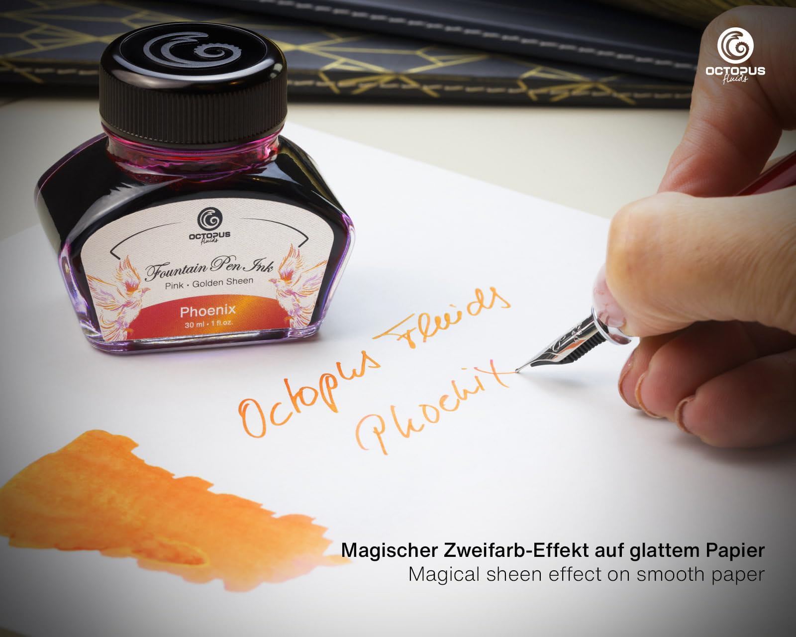 Octopus Fluids Sheen-Tinten Set LEGEND mit Konverter, 3 x 30 ml