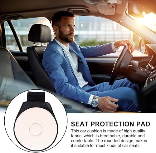 Miniatura 9 de BESPORTBLE Cojín giratorio de asiento giratorio de 360, 16.5 x 14.5 x 1.1 pulgadas, almohadilla de disco giratorio portátil para automóvil,