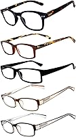 Vista 17 de OWL Readers - Paquete de 5 lentes de lectura elegantes para mujer con hermosos patrones para mujer, bisagra de resorte de lujo, aspecto elegante