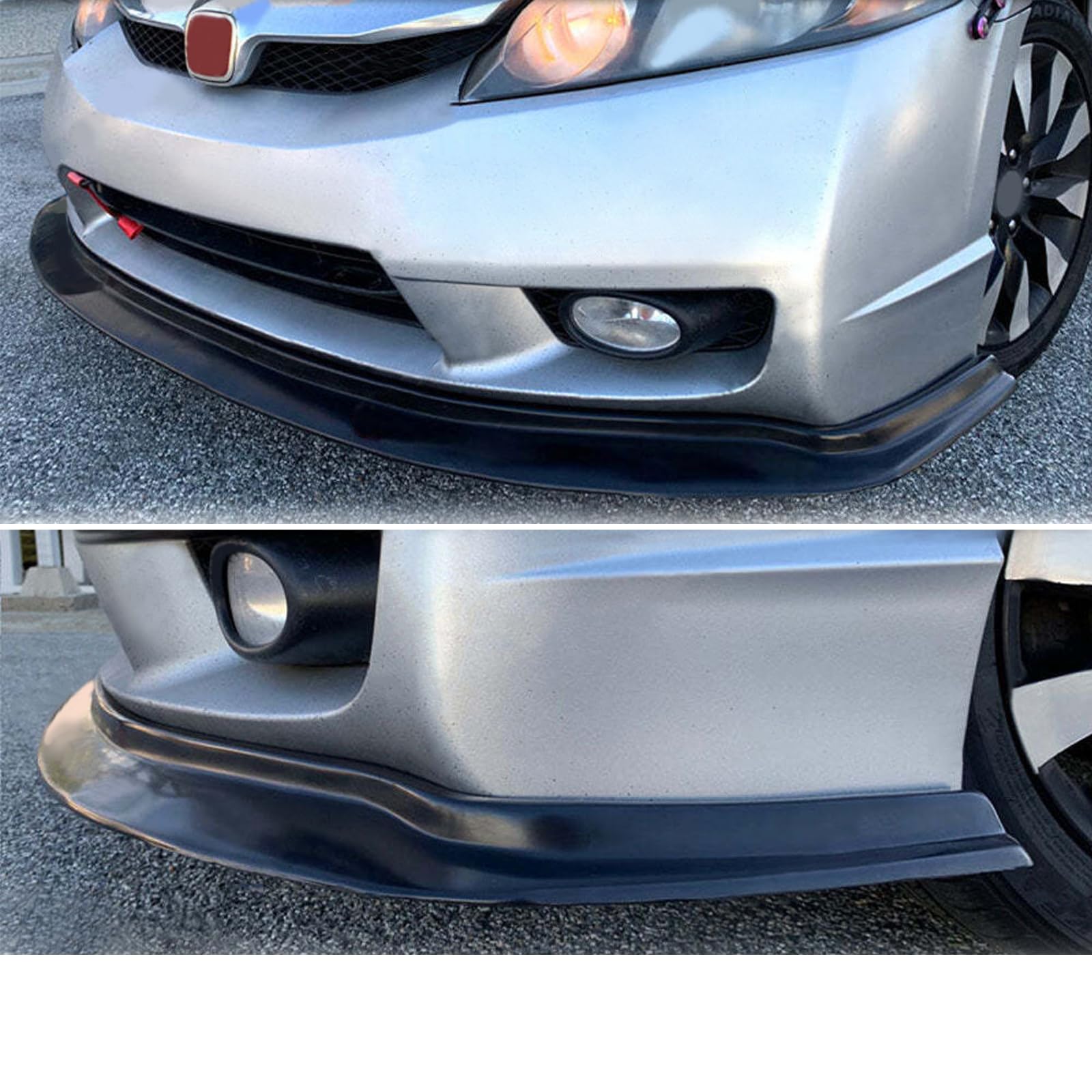 Front Lip IKON MOTORSPORTS Front Bumper Lip For 2009-2011 Honda Civic ...