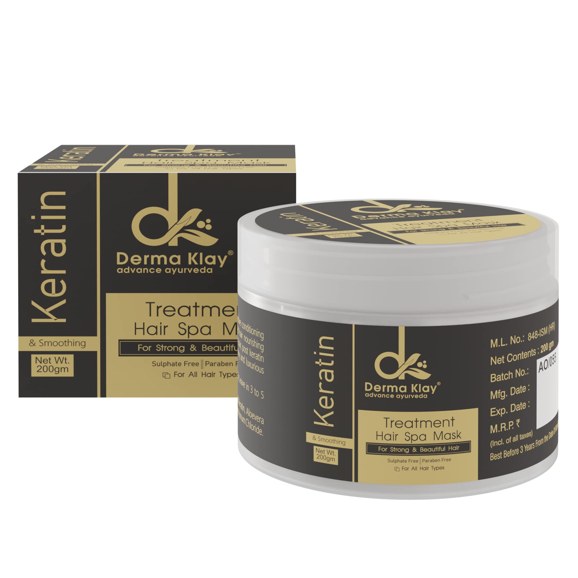 advance ayurvedic Keratin Hair Spa Mask 200 gm