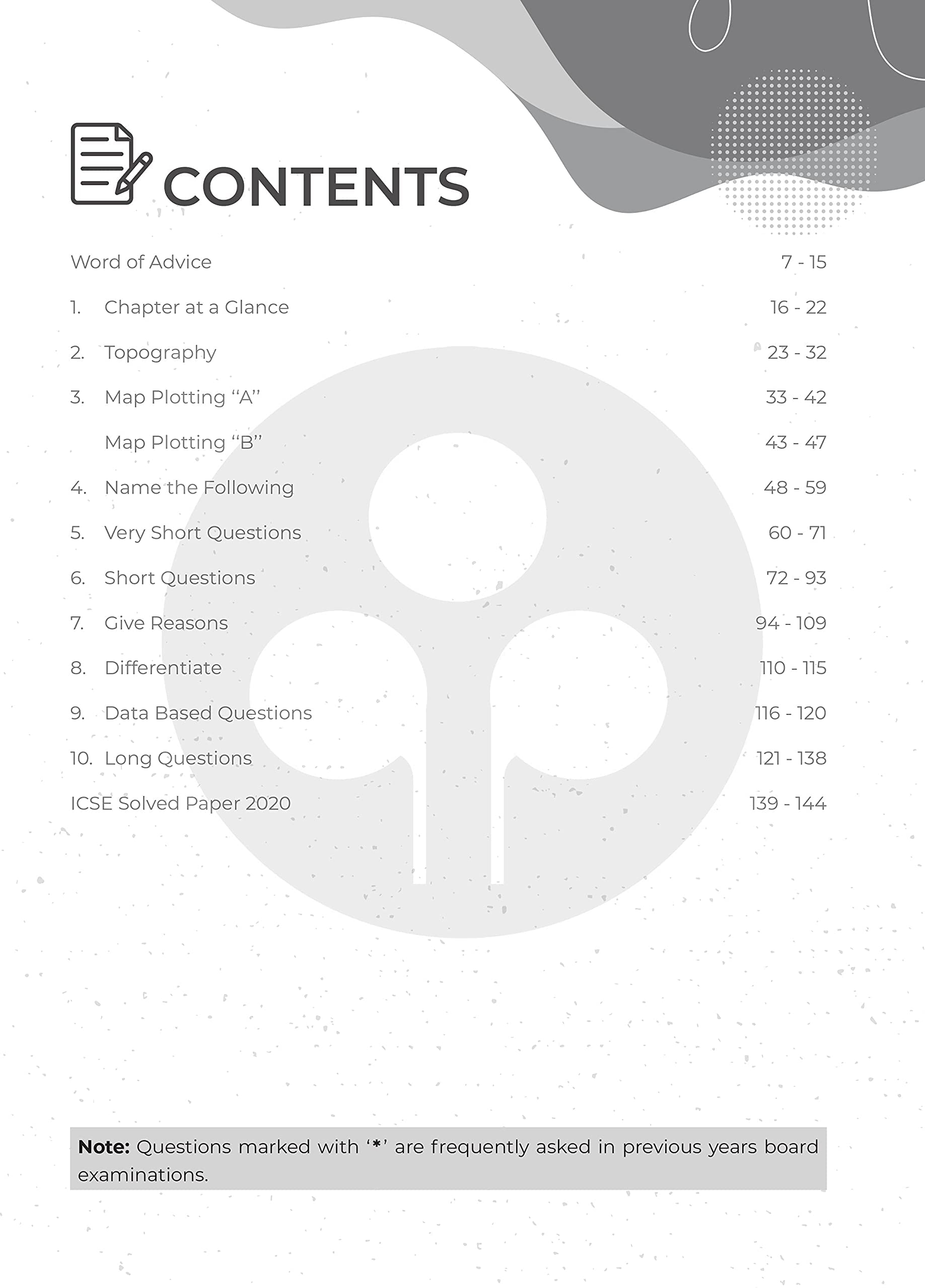 Oswal - Gurukul Geography Most Likely Question Bank For ICSE Class 10 (2023 Exam) - Categorywise & Chapterwise Topics, Latest Syllabus Pattern and Solved Papers 1