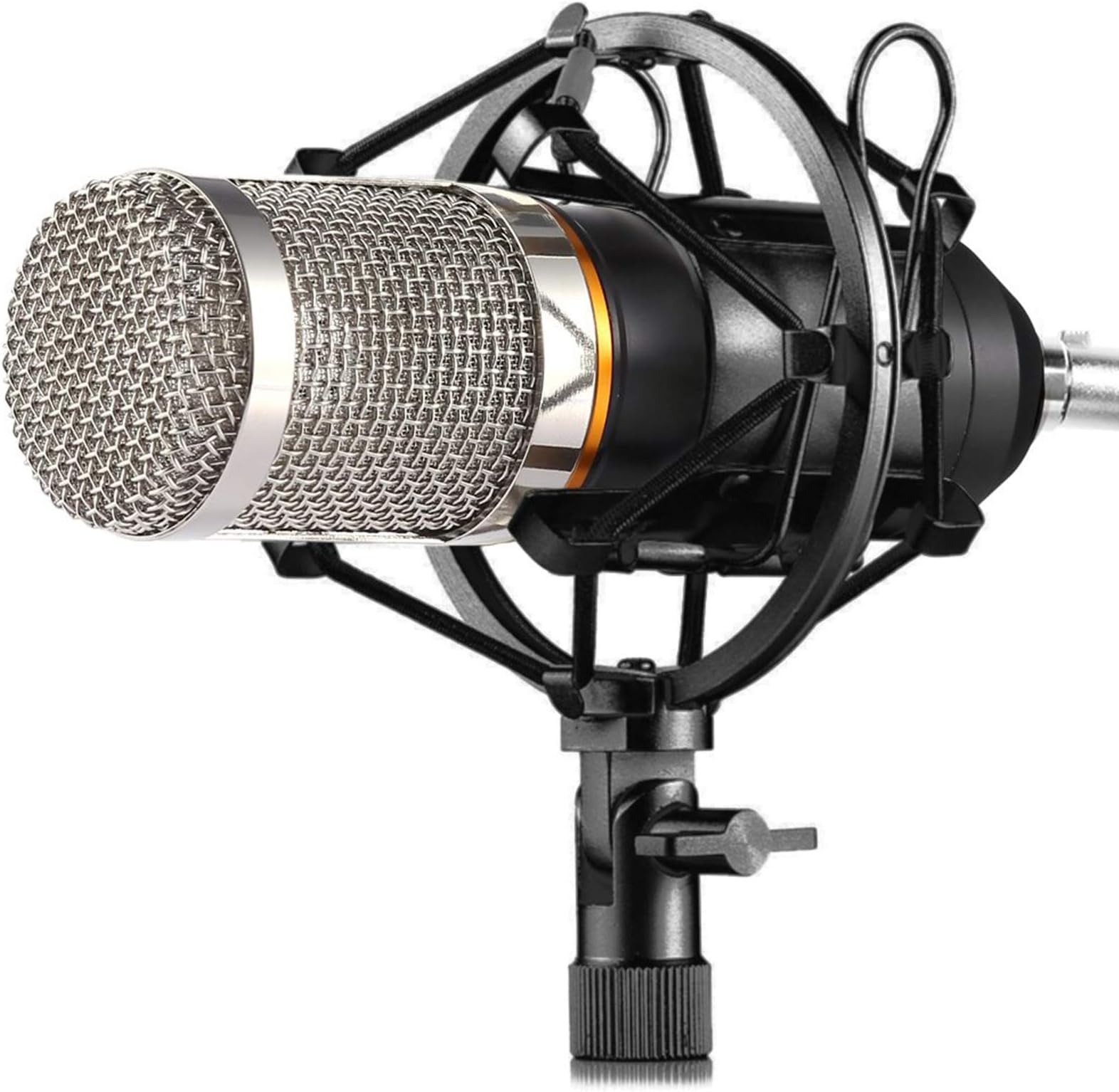ZINGYOU BM-800 Condenser Microphone, Cardioid Studio Recording Microphone with Shock Mount, XLR Cable