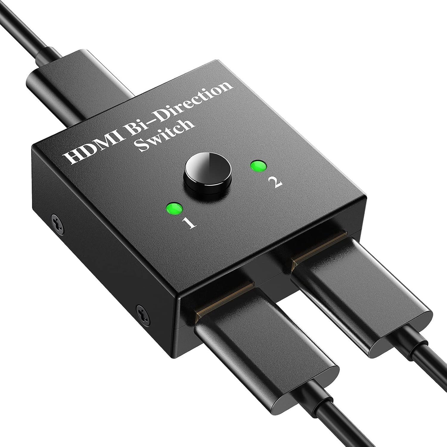 FORIDA 4K HDMI Splitter & Switch 1 in 2 Out / 2 in 1 Out | Aluminum HDMI Splitter for Dual Monitors | Supports 3D, 1080P HD | Compatible with PS4, Xbox, Roku, Blu-ray, McBook, HDTV-image-28