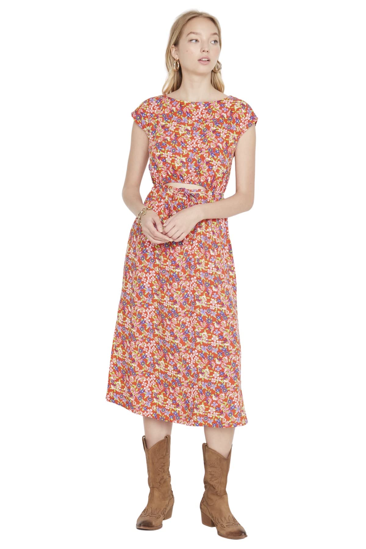 Trendyol Dress - Orange - Skater